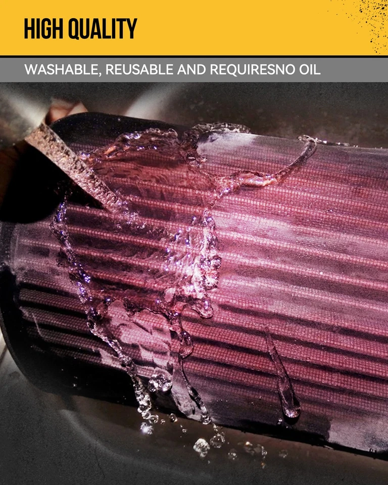 Blue Cold Air Intake Kit For 2011-2016 Ford F-250 F-350 Super Duty 6.7T 6.2L - Image 4 of 4