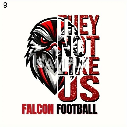 Atlanta Falcons  VINYL  iron on transfer (choice of 1) - Bild 9 von 10
