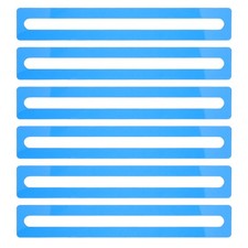 6 Pcs Dyslexia Aid Ruler Guided Reading Tools for Kids Bookmarks