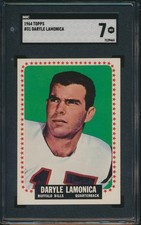 1964 TOPPS FOOTBALL #31 DARYLE LAMONICA RC SGC 7 NM HOF ROOKIE