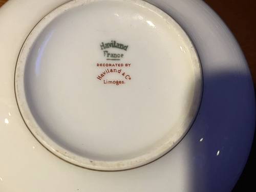 Vintage HAVILAND Limoges 46-Piece "Paisley" Dish Set-5-Place Settings Plus Extra - Picture 12 of 12