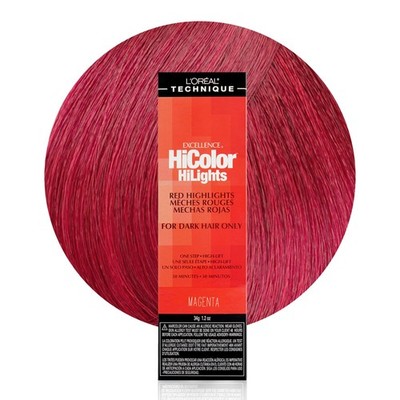 LOREAL Excel HICOLOR Hilights magenta 34 G Gewicht