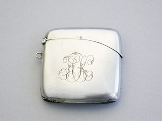 Large George V Silver Vesta Case. By Charles Green & Co Ltd Birmingham 1911.