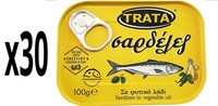 Trata Sardinen In ÖL 30X100G Dose Fisch 🐟 Fertig Zum Verzehr