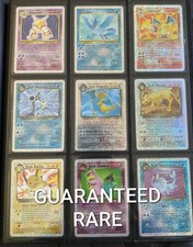1st Edition - Old Pokemon Cards - 100 Vintage Pack - ONLY WOTC - 1999-2009