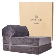 Z Bed Single | Chair bed I Futon Mattress |Trifold Futon Mattress | Foldout Bed