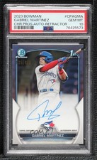 2023 Bowman Chrome Prospect Refractor Gabriel Martinez PSA 10 GEM MT Auto 4f5