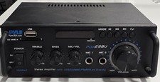 Pyle Wireless BT Stereo Power Amplifier - 100W Max Bluetooth Stereo Receiver