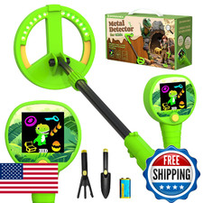 Metal Detector for Kids, Intuitive Color LCD Display, 6.7  Glowing LED Coil, Kid