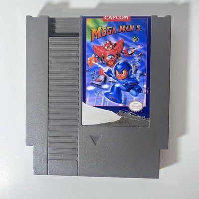 Mega Man 5 | Nintendo NES | Original Tested Game Authentic Cartridge