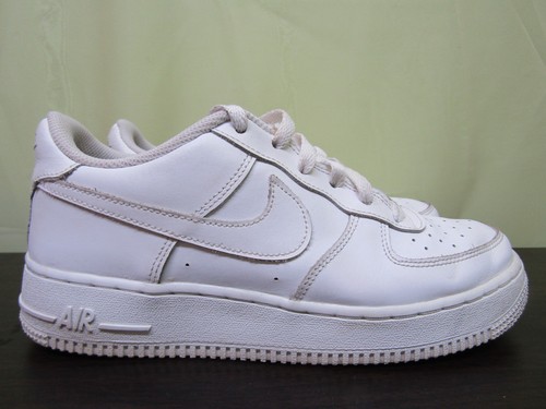 Nike Air Force 1 weiß 314192-117 Leder Sportschuhe Größe Jugend 6 Damen 7,5 - Bild 2 von 13