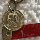 ViNTaGe Amber Plastic Groovy Chain Link 36” BeLT George Washington Dangling Coin — photo 3