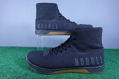 NOBULL High Top Trainer Shoes Mens Size 13 Black CrossFit Gym Athletic Sneakers