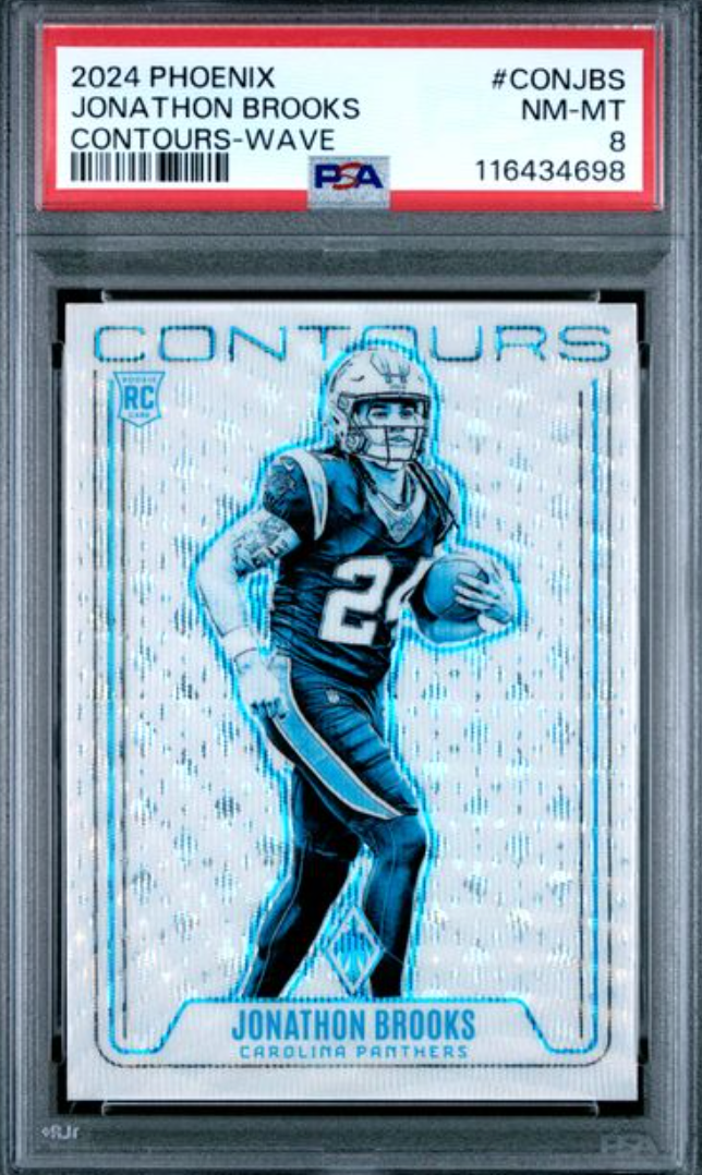 2024年100人100点絵画入賞 Piero Hearts ロンドン　雨 2024 Panini Phoenix - Contours Jonathon Brooks #CON-JBS Wave (RC