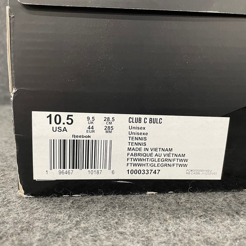Reebok Club C Bulc Freizeitschuhe Unisex Größe 10,5 weiß 100033747  - Bild 2 von 7