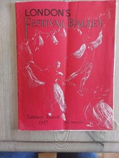 London’s Festival Ballet Programme - 1957 Summer Season