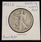 1921-S WALKING LIBERTY Silver Half Dollar Key Date US Coin!