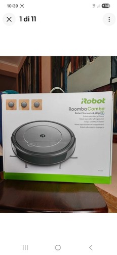 Roomba Combo Essential Y011040 nero aspirapolvere e lavapavimenti NUOVO IN PROMO - Foto 3 di 12