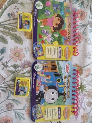 LeapFrog My First LeapPad Learning 2 Books Tested Dora & Thomas The Train.