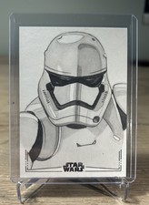 Marketplace image: 2026 Topps Chrome Star Wars Galaxy  Stormtrooper Sketch 1/1 Robert Hendrickson🔥
