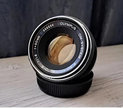 Olympus OM-System Zuiko Auto-S 50/1.8   Rare Serial 666666   Fully Functional