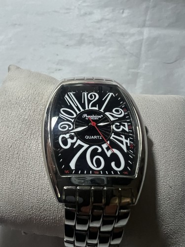 precision by gruen, berühmtes Design, GP467MT, große Zahlen, Edelstahl, 33 x 40 - Bild 7 von 8