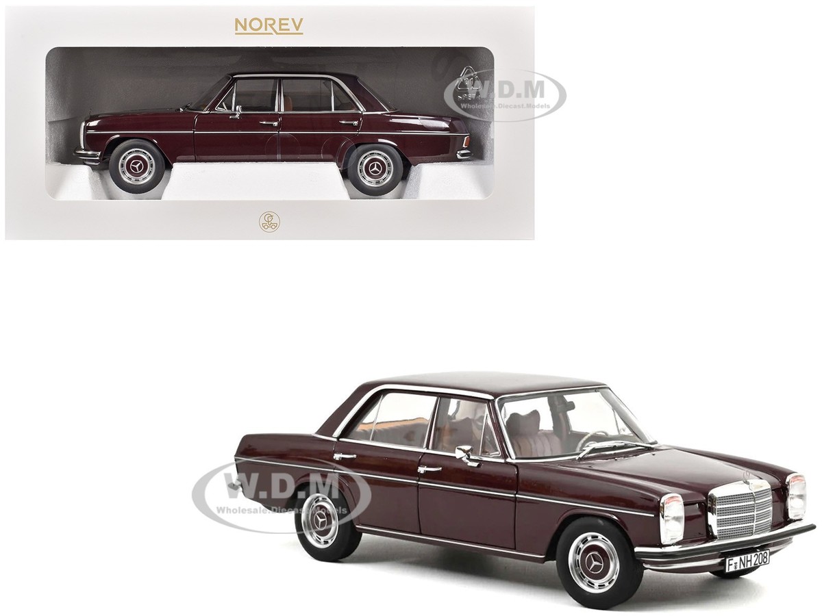 1968 MERCEDES-BENZ 200 DARK RED BROWN 1/18 DIECAST MODEL BY NOREV