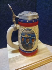 2002 Anheuser Busch U.S. Coast Gaurd Stien Beer Stein Ceramarte Brazil CS570
