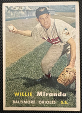 1957 Topps #151 Willie Miranda