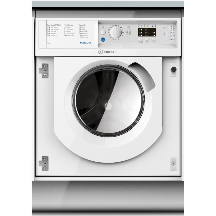 Washing Machine - Indesit BIWMIL71252UKN 7kg 1200rpm Integrated