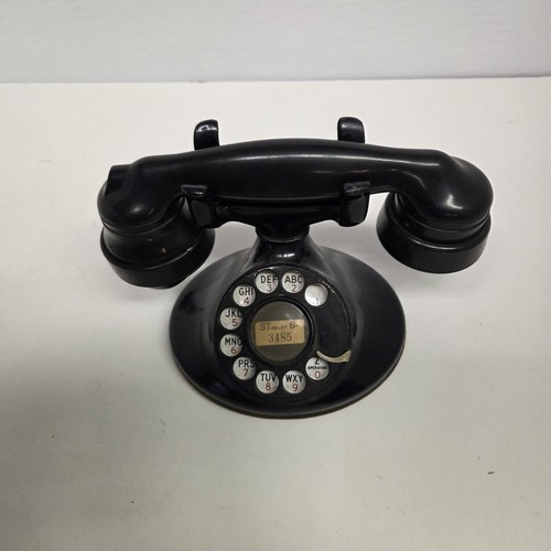 Antique Western Electric D1 Rotary Desktop Phone, Parts or Repair, Untested
