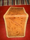 Handcrafted & Stitched Tooled Leather Mens Wallet Embossed Design Vintage Tub 18 — photo 1