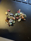 Vintage Autumn Colors 12 NUGGET Dangle EARRINGS — photo 5