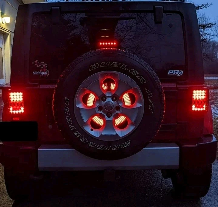 Luz trasera lado conductor JK LED señal de reversa/giro para Jeep Wrangler 07-17 Foto 4 de 4