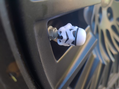 STORMTROOPER Starwars Inspired Valve Caps for Car, Bike 4 PACK Dust Caps - Picture 4 of 7