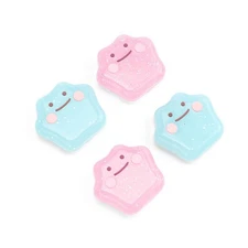 Thumb Grip Caps for PS4/PS5/Switch PRO Controller Soft Silicone Star Devil 4PCS