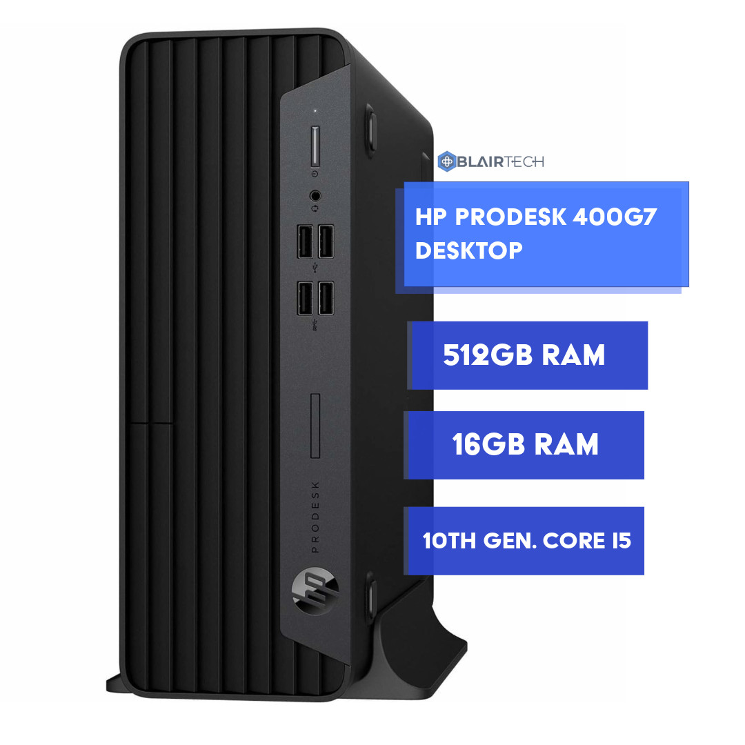 HP ProDesk Computer Desktop - Intel i5 10th Gen 16GB RAM 512GB SSD Windows 11