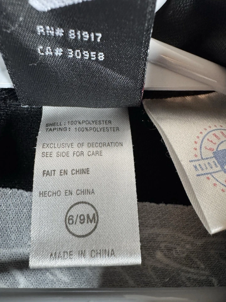 Chaqueta deportiva negra vintage Nike San Francisco Giants niños bebés niños pequeños 6-9M Foto 4 de 4