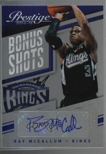 2014-15 Panini Prestige Bonus Shots Blue Plus /25 Ray McCallum #73 Auto 0q0