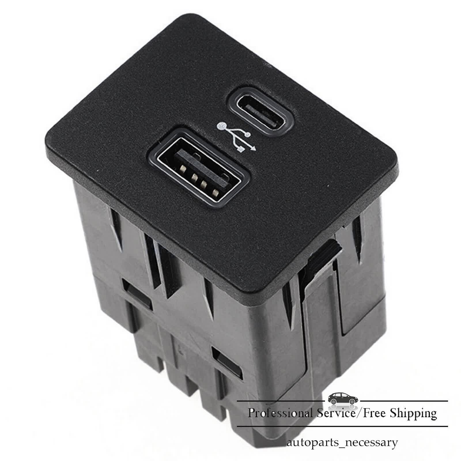 USB Media Hub Type A & C Charge Port Sync 3.4 Upgrade Fits Ford Bronco 2021-2025