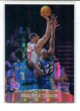 1999 Topps Stadium Club Maurice Taylor Refractor First Day Issue #106 15/25