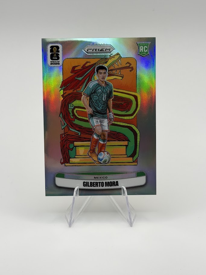 Gilberto Mora 2026 Panini Prizm RC FIFA World Cup National Landmarks Case Hit SP