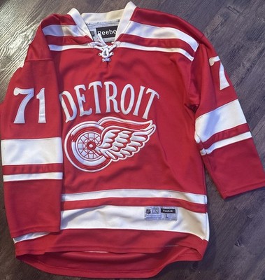 Detroit Redwings Dylan Larkin Winter Classic Jersey Large Reebok Licensed 2014