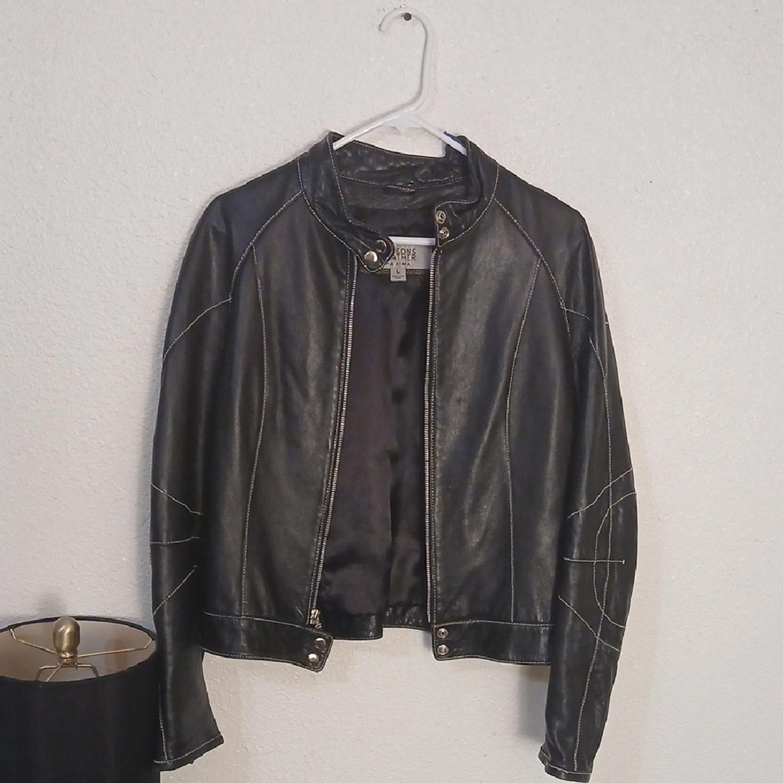 Wilsons Leather Black Jacket - image 1