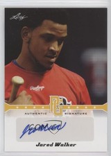 2013 Leaf Perfect Game Showcase Auto Gold 27/50 Jared Walker #A-JW2 Auto pm0