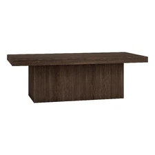 Henn&Hart 47.5" Alder Brown MDF Coffee Table