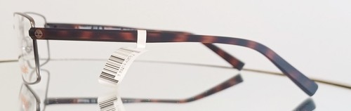 Occhiali da vista originali TIMBERLAND TB1820 009 argento nuovi metallo 58-17-150 - Foto 3 di 13