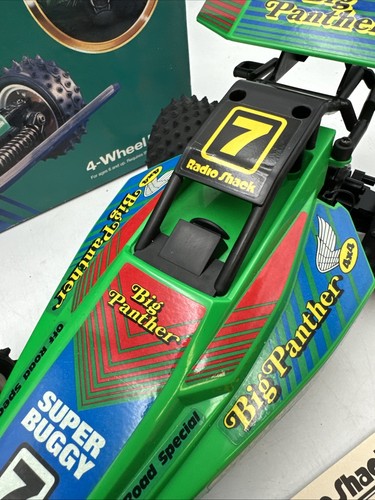 Vtg Radio Shack Big Panther Super Buggy 4x4 RC Complete In Box Excellent Cond. - Picture 5 of 24