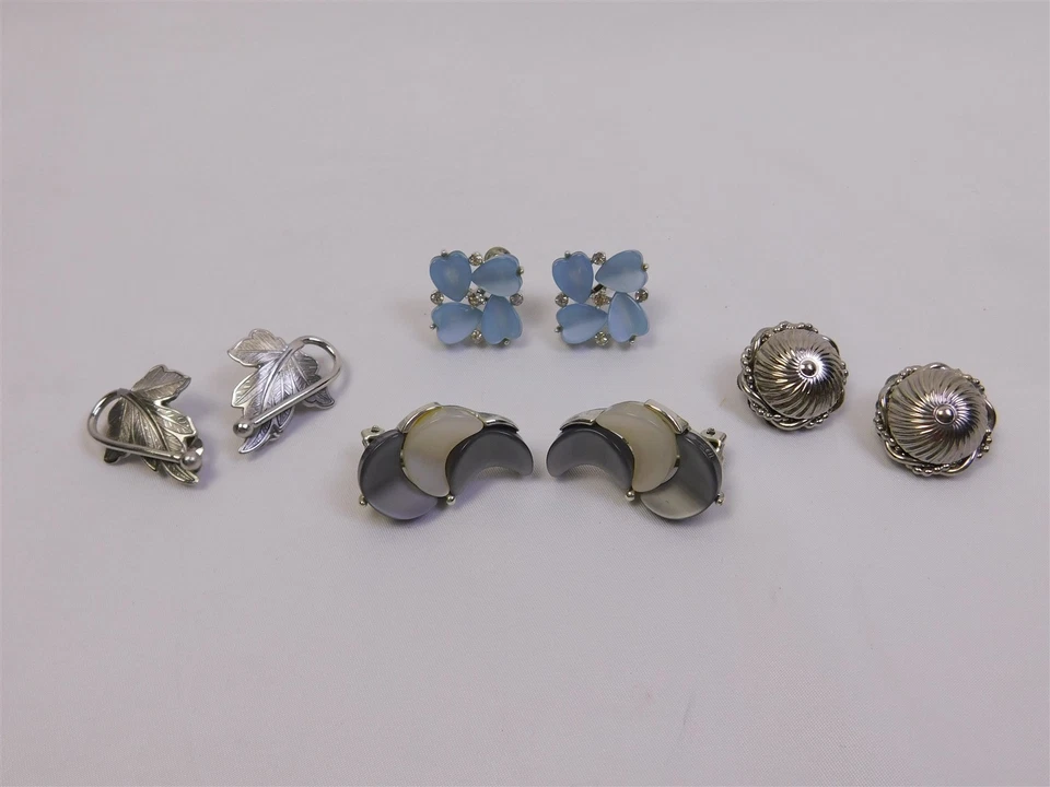 Pendientes termoestables Lisner Whiting & Davis Kramer 4 Prs de colección con clip atornillado Foto 3 de 4