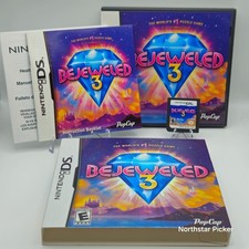 Bejeweled 3 (Nintendo DS, 2011) w/ Slipcover Complete | CIB | Tested/Works
